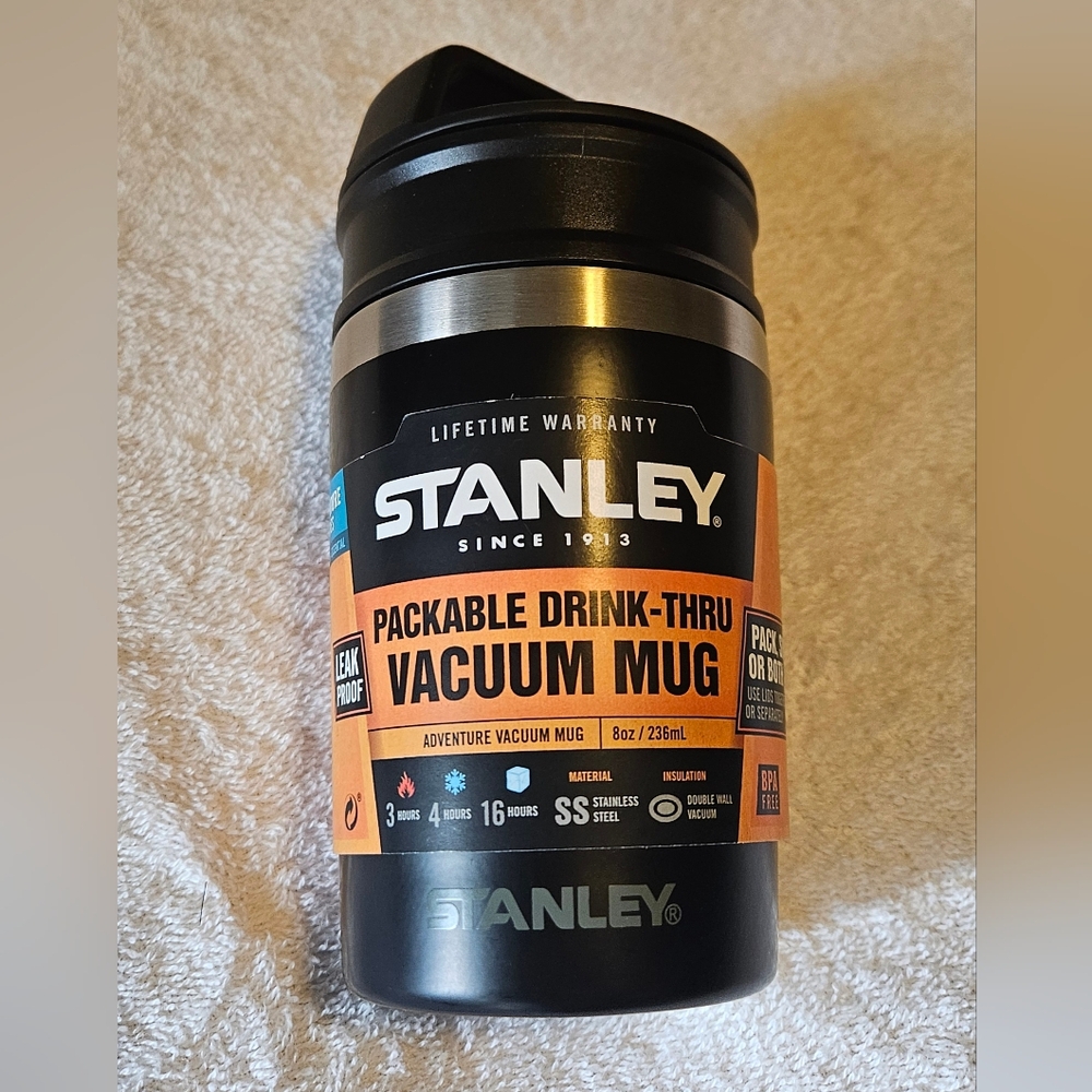 Stanley Packable Drink-Thru Vacuum 8oz Mug NEW